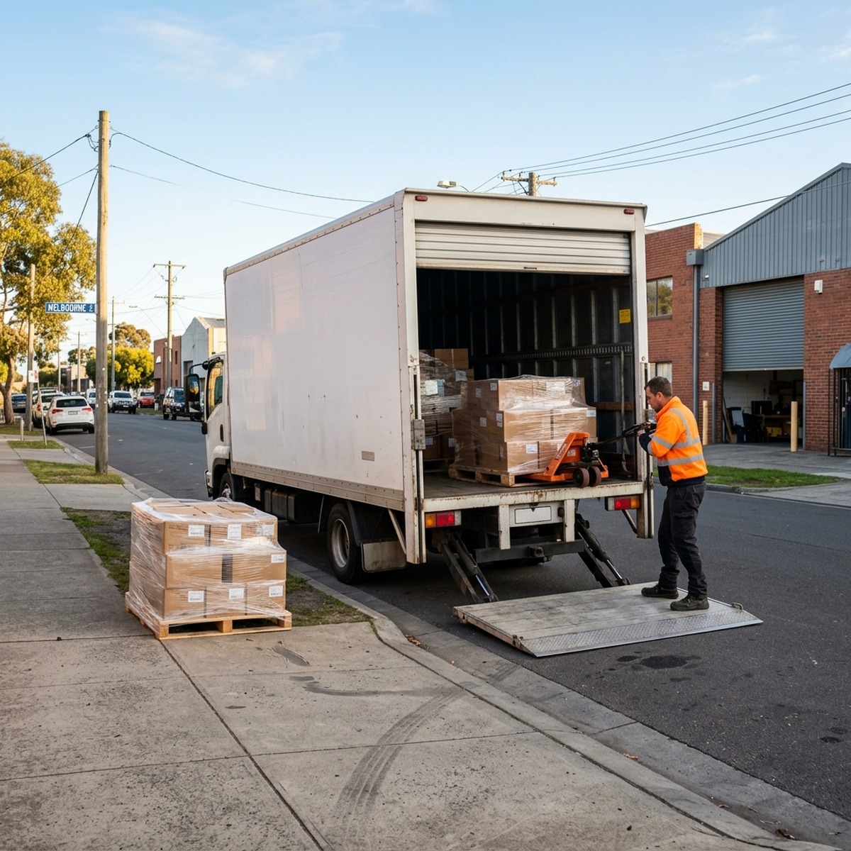 Last-mile delivery with matched equipment.